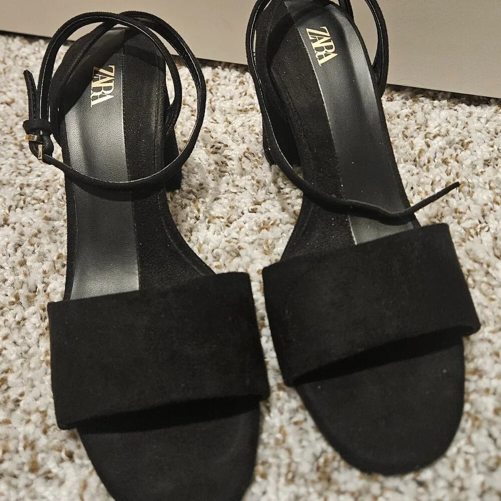 Zara elegant woman's sandals size 7 - Picture 5 of 8